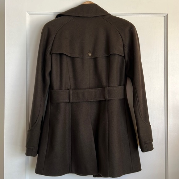 Brown woman’s pea coat size 4 perfect condition - Picture 2 of 9